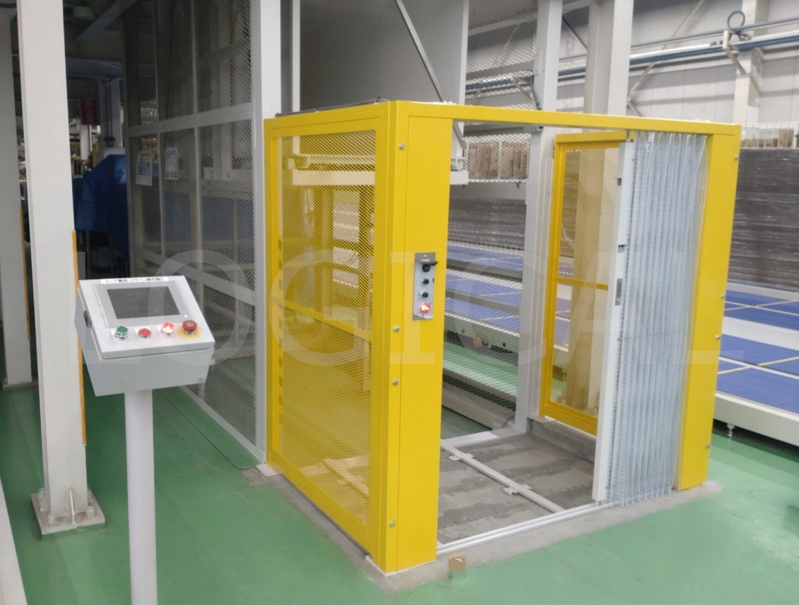 違法リフト 適法化 改造工事 垂直搬送機