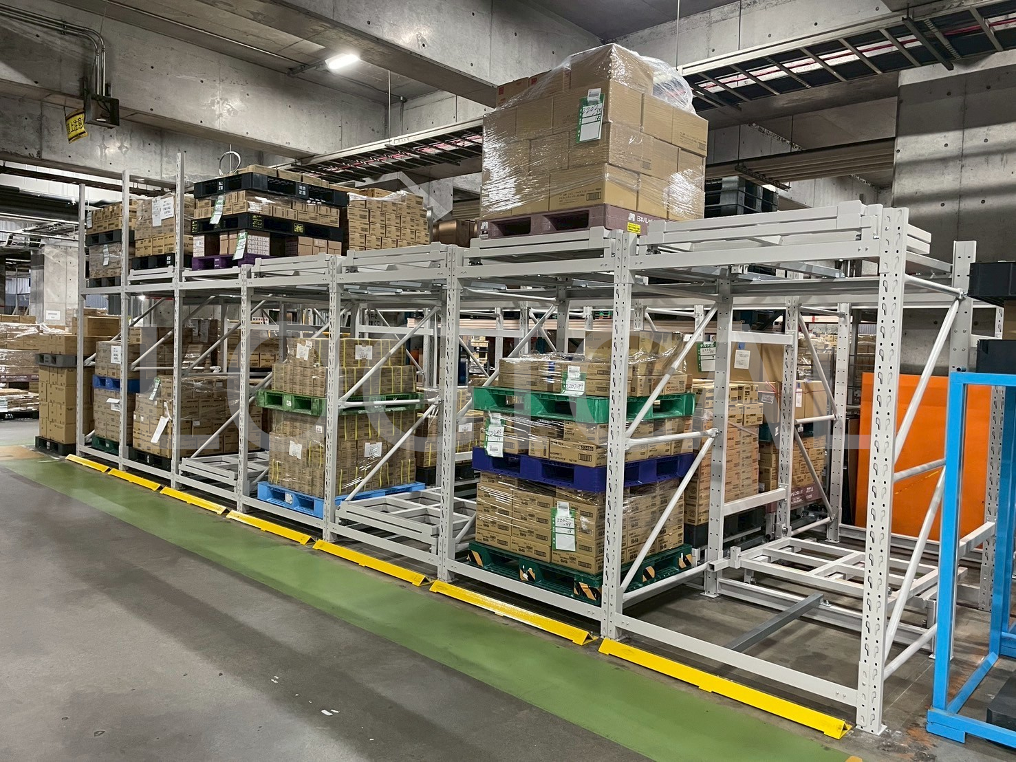 プッシュバックラック更新工事
